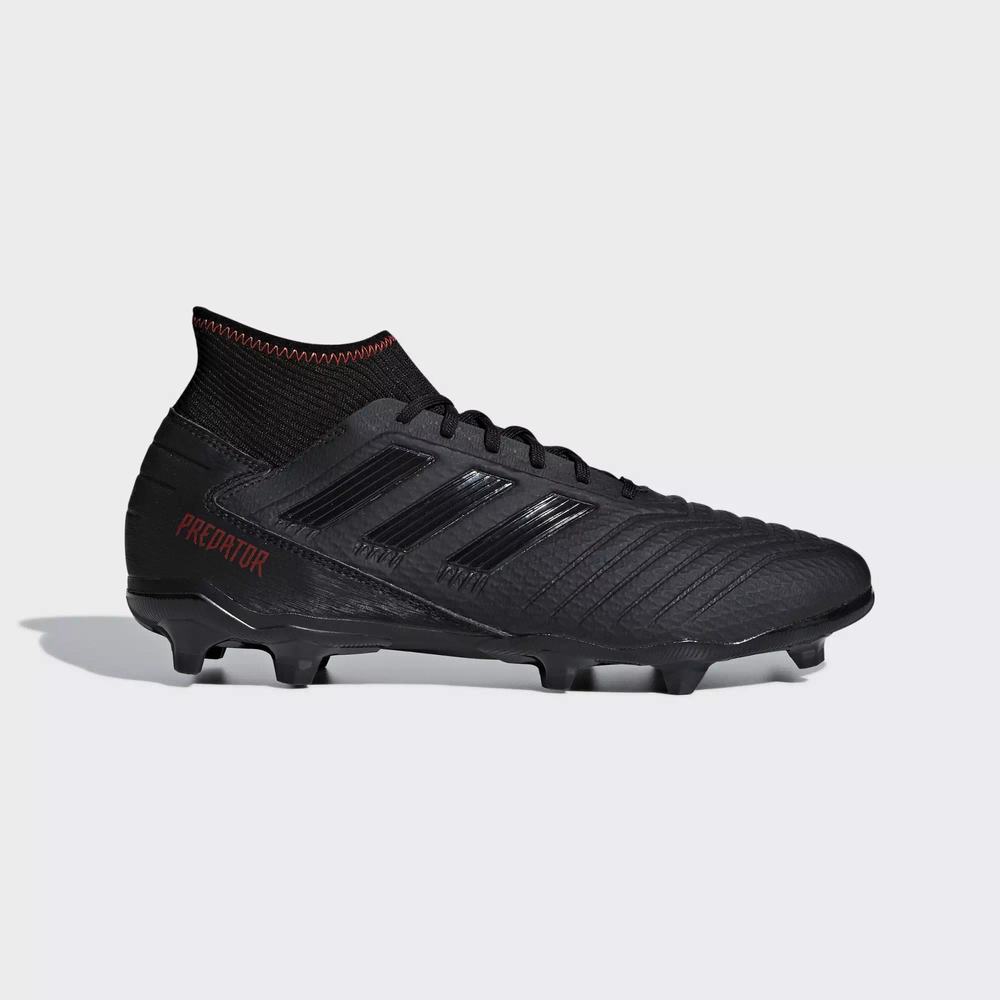 Adidas Predator 19.3 Firm Ground Tacos de Futbol Negros Para Hombre (MX-97229)